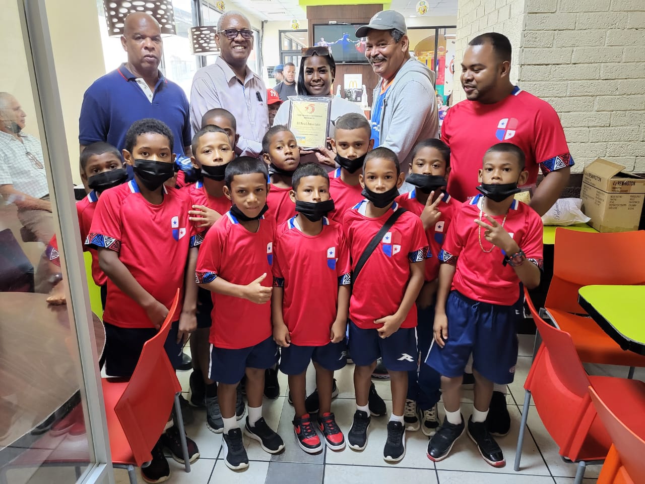 Realizan reconocimiento a selección sub-10 de chagres