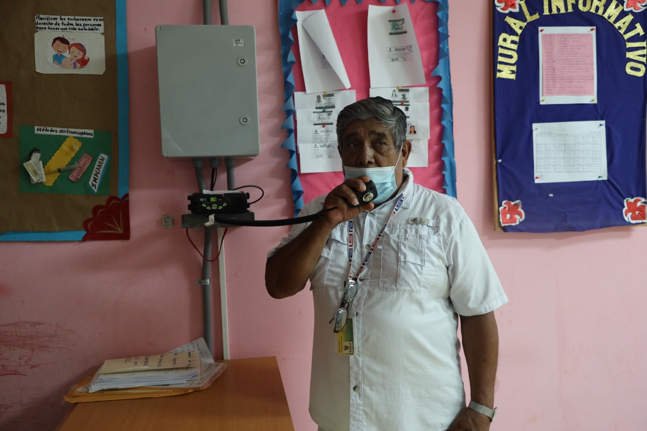 Radios instalados en la comarca Ngäbe Buglé permite la asistencia oportuna en casos de emergencia