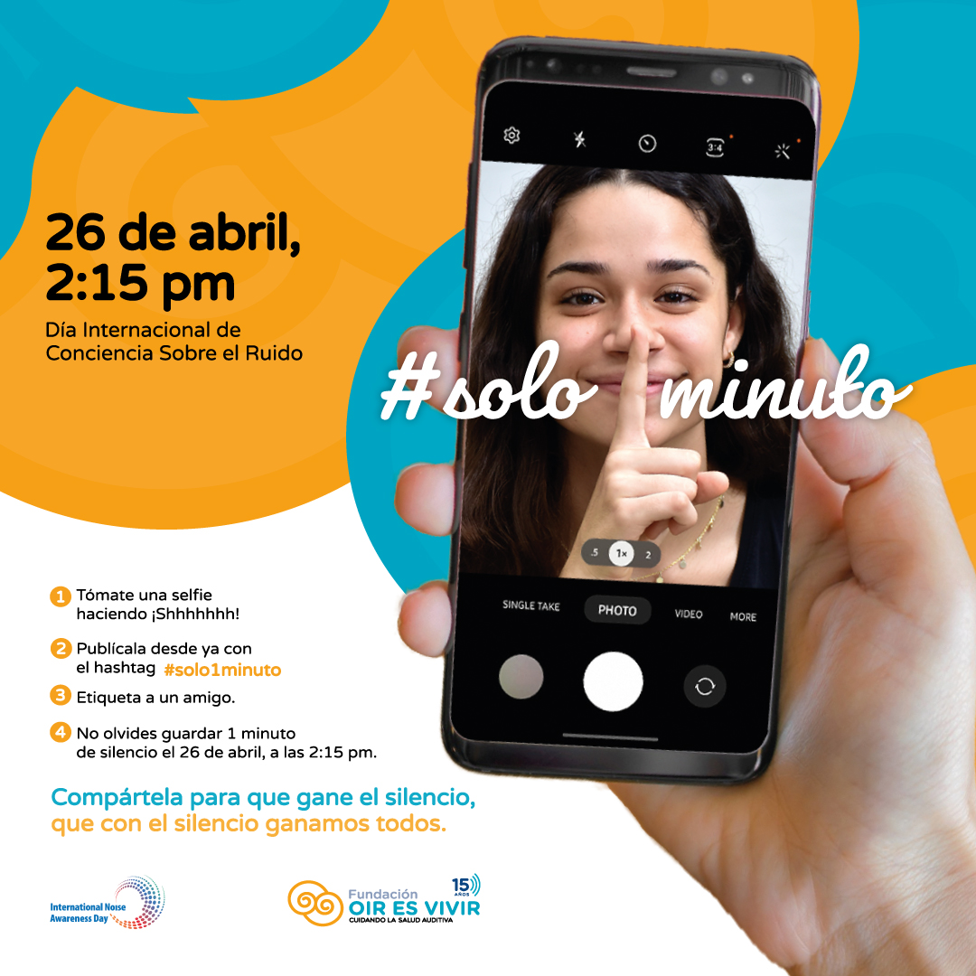Silencio por favor, #Solo1Minuto