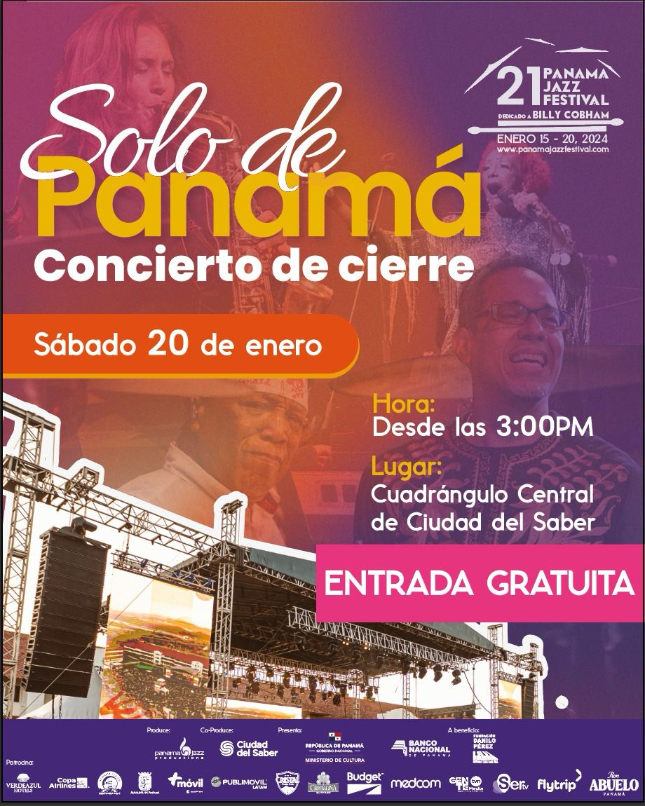 Panama Jazz Festival culmina su vigésima primera edición con concierto al aire libre.