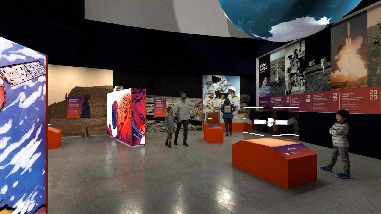 Ojos en el espacio. Una nueva exhibición sobre la exploración espacial en el Biomuseo