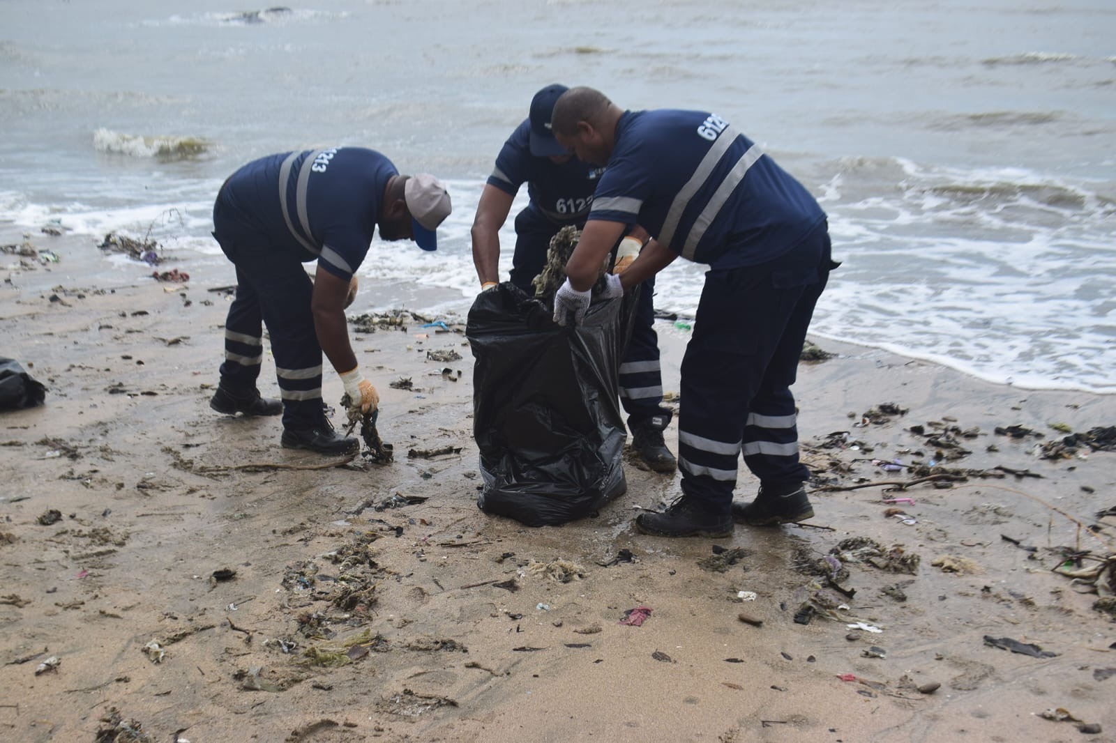 Playa Veracruz más limpia gracias a voluntarios 